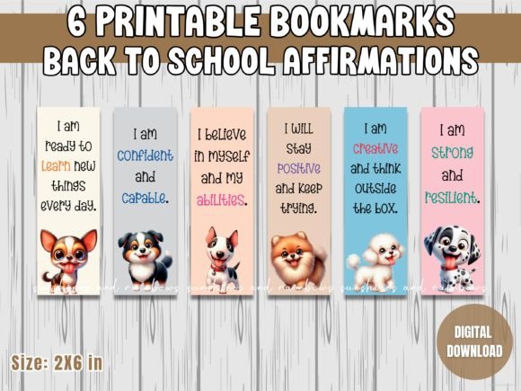 Back To School Affirmation Bookmarks
