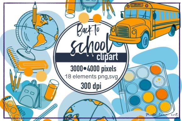 Back to School Watercolor Clipart: A Creative Resource for Designers and Educators