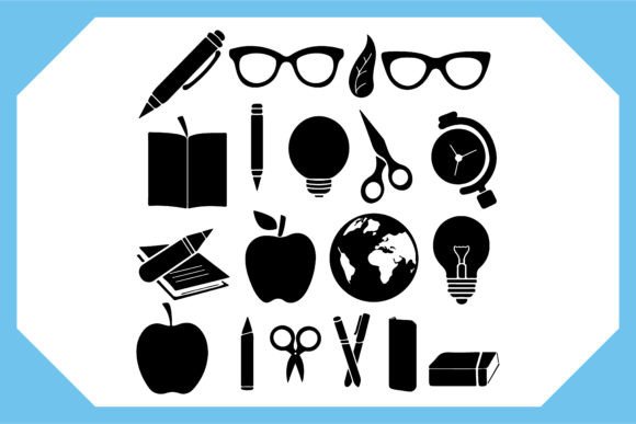 Designing with Schoolbag Silhouette, School Backpack 4: A Vector Asset for Creative Professionals