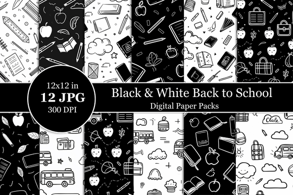 Doodle Back to School Digital Paper: A Strategic Tool for Creative and Professional Projects