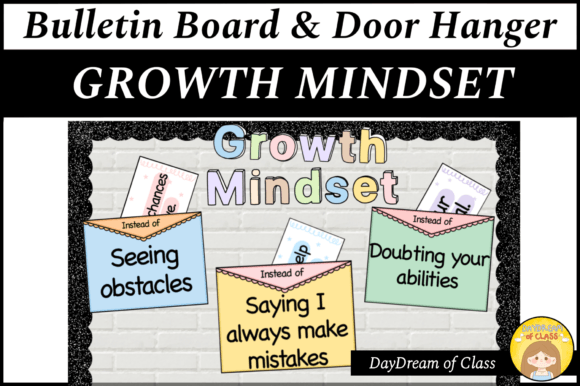 Growth Mindset Back to School Bulletin: A Strategic Tool for Classroom Motivation