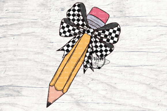 Pencil with a Bow Png Clipart: A Versatile Design for Creative Projects